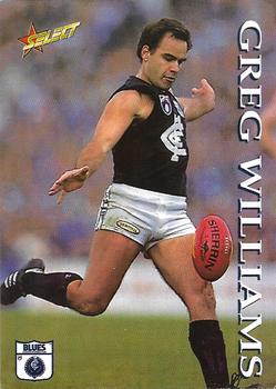 1995 Select AFL #30 Greg Williams Front